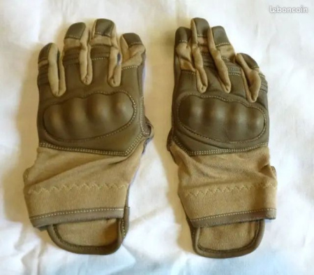 Gants de combat coqués Kelvlar Tan armée française NEUF