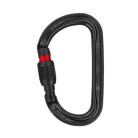 Mousqueton asymétrique léger Am'D à verrouillage Screw-Lock Petzl