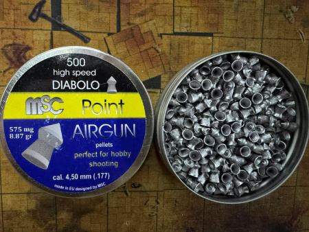 500 plombs High Speed Diabolo 4.5mm (MSC)