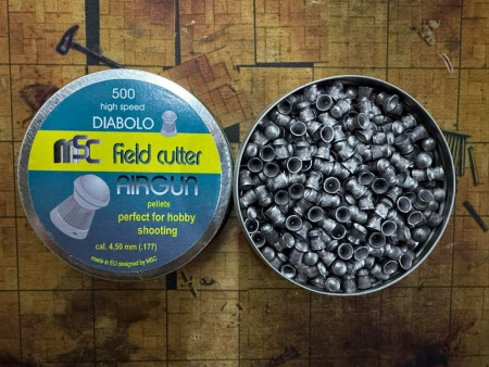 500 plombs arrondis High Speed Diabolo 4.5mm Field Cutter (MSC)