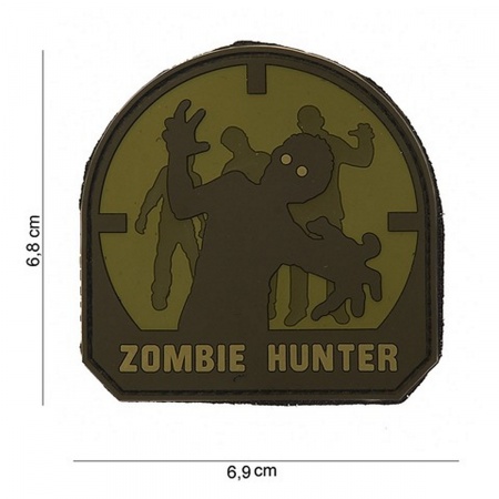 velcro pvc zombie hunter