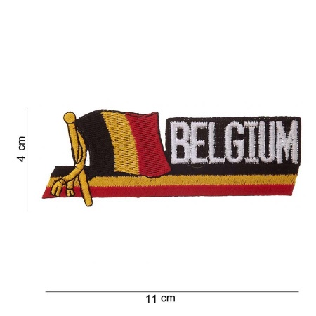 Patch " drapeau flotant Belgique " surplus militaire lorraine grand est meuse stenay commercy surplus belgique surplus luxembourg Metz Nancy Verdun survivalisme bushcraft 