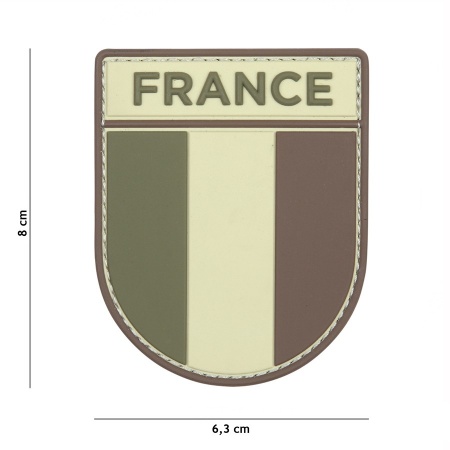 Patch 3D PVC French army surplus militaire lorraine grand est meuse stenay commercy surplus belgique surplus luxembourg Metz Nancy Verdun survivalisme bushcraft 