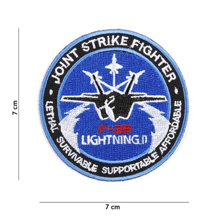 Patch Joint strike fighter small surplus militaire lorraine grand est meuse stenay commercy surplus belgique surplus luxembourg Metz Nancy Verdun survivalisme bushcraft 