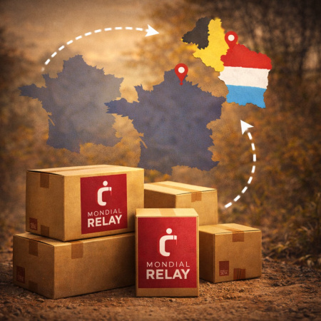 R&eacute;ajustement Mondial Relay vers le Belgique et le Luxembourg