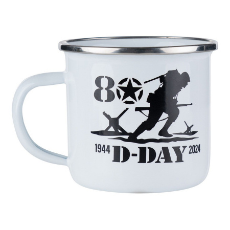 Mug &eacute;maill&eacute; D-Day 80 ans surplus militaire lorraine grand est meuse stenay commercy surplus belgique surplus luxembourg Metz Nancy Verdun survivalisme bushcraft 