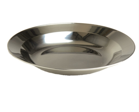 Assiette Acier Inox 22cm surplus militaire lorraine grand est meuse stenay commercy surplus belgique surplus luxembourg Metz Nancy Verdun survivalisme bushcraft 