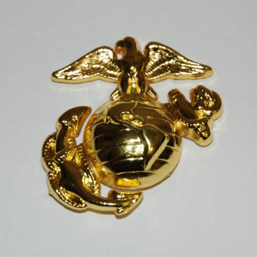 badge usmc en métal doré surplus militaire stenay commercy nancy metz longwy luxembourg belgique