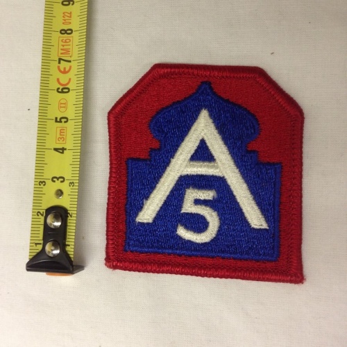 patch 5th army us surplus militaire de stenay commercy nancy metz reims belgique luxembourg longwy Verdun Sedan Charleville militaria bushcraft survie bivouac