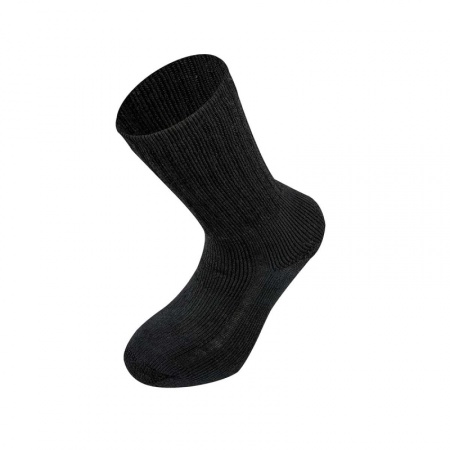 Chaussettes grand froid semi hautes 80% Laine Noires - Surplus