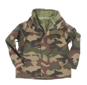 Veste goretex camo CCE armée française surplus militaire de stenay commercy nancy metz reims belgique luxembourg longwy Verdun Sedan Charleville militaria bushcraft survie bivouac