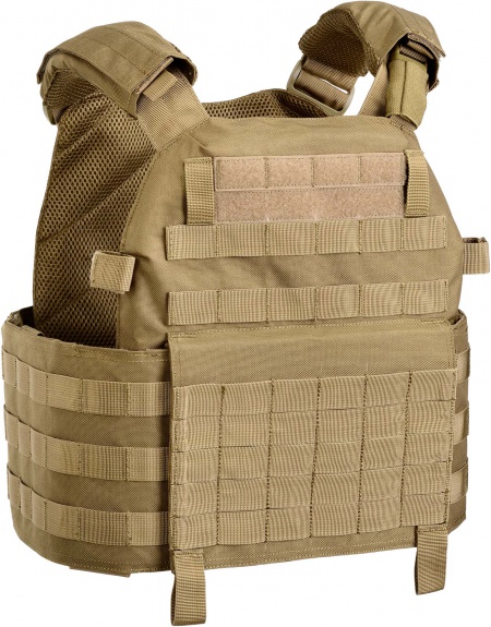 OUTAC VEST CARRIER WITH BELT 1000D POLY (coyote) surplus militaire de stenay commercy nancy metz reims belgique luxembourg longwy Verdun Sedan Charleville militaria bushcraft survie bivouac