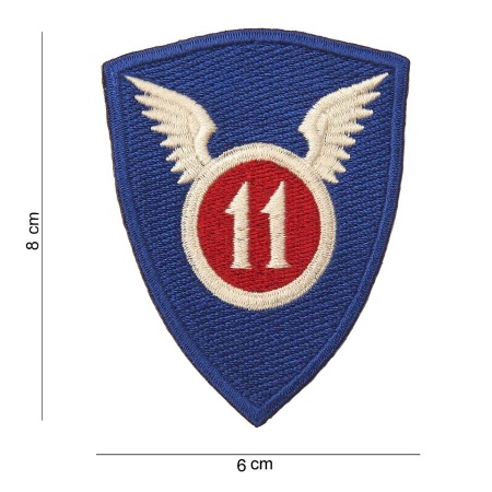 Patch  US 11th Airborne division surplus militaire de stenay commercy nancy metz reims belgique luxembourg longwy Verdun Sedan Charleville militaria bushcraft survie bivouac