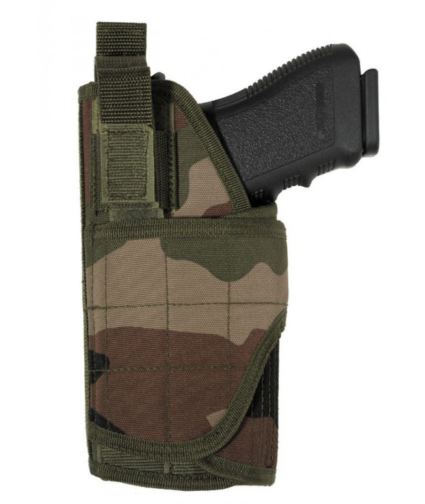 Holster de cuisse Mod One pour gaucher CCE (TOE) surplus militaire de stenay commercy nancy metz reims belgique luxembourg longwy Verdun Sedan Charleville militaria bushcraft survie bivouac