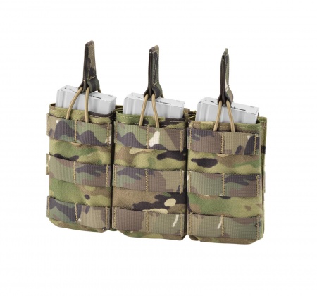 Porte chargeur triple ouvert Multicam (Defcon5) surplus militaire de stenay commercy nancy metz reims belgique luxembourg longwy Verdun Sedan Charleville militaria bushcraft survie bivouac