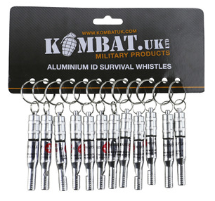 sifflet de survie en aluminium surplus militaire de stenay commercy nancy metz reims belgique luxembourg longwy Verdun Sedan Charleville militaria bushcraft survie bivouac