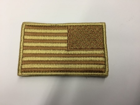 Velcro inversé US national A. petit textile désert (frais de port inclus)