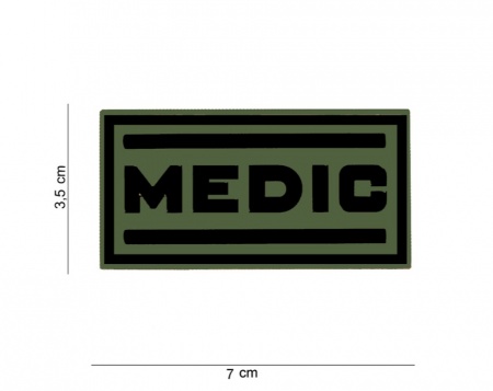 Velcro " medic " vert (frais de port inclus)