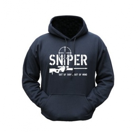 Sweat-shirt noir avec capuche Sniper surplus militaire de stenay commercy nancy metz reims belgique luxembourg longwy Verdun Sedan Charleville militaria bushcraft survie bivouac