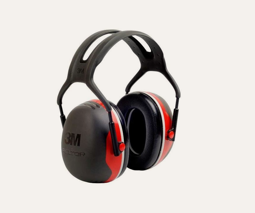 Casque 3M Peltor X3 noir-rouge