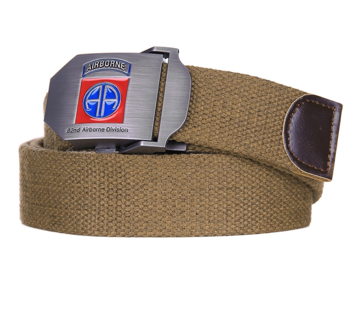 Ceinture coyote en tissus style 9, 82nd Airborne