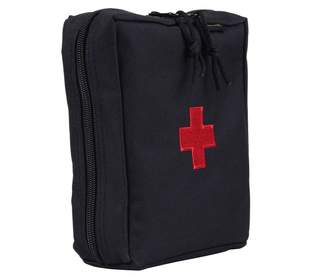 Pochette croix rouge Molle noire