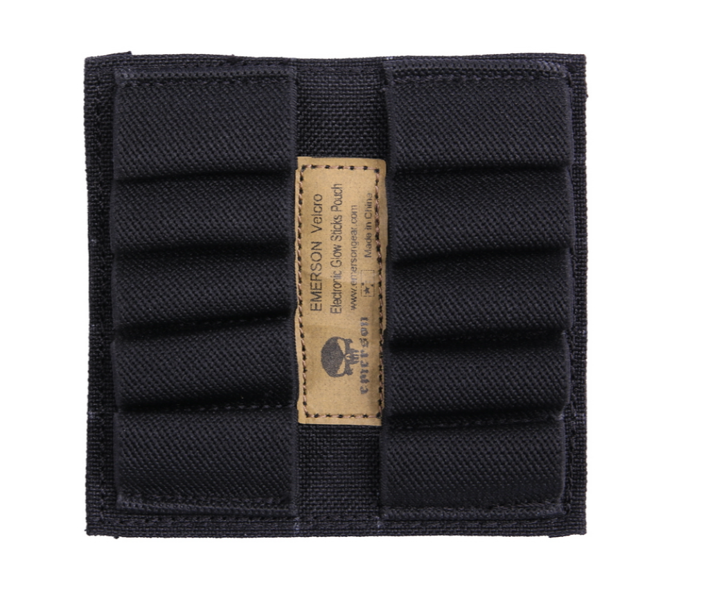 Pochette militaire avec velcro noire