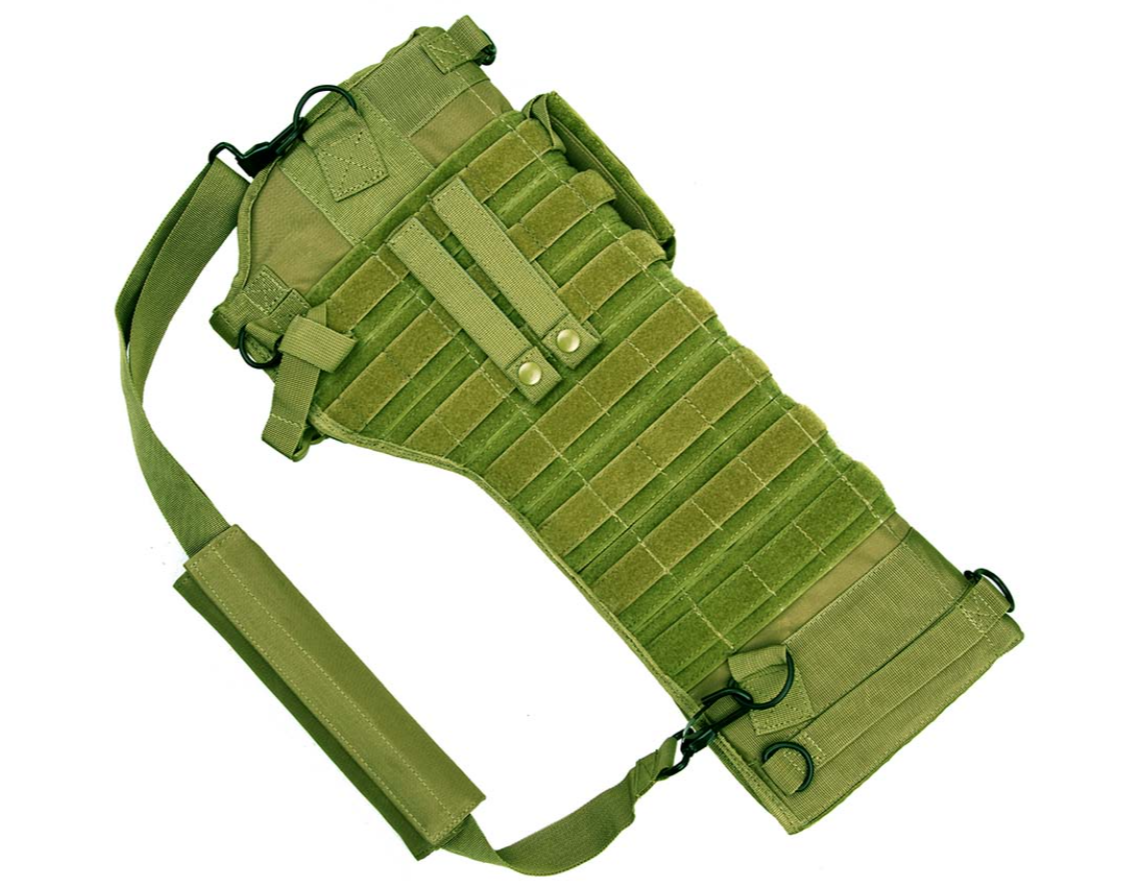 Housse fusil à pompe Molle pliable vert OD