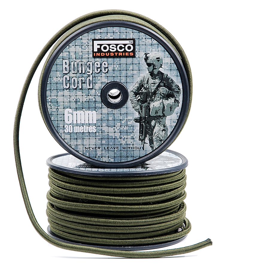 Rouleau de 60m de corde élastique (6mm) surplus militaire stenay commercy surplus belgique surplus luxembourg