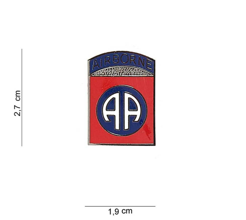 Badge : 82nd airborne US surplus militaire stenay commercy surplus belgique surplus luxembourg