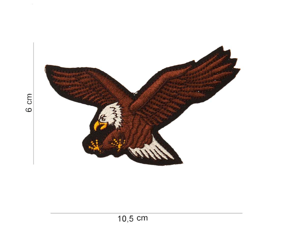 Patch " flying eagle looking to the left " (petit) surplus militaire stenay commercy surplus belgique surplus luxembourg