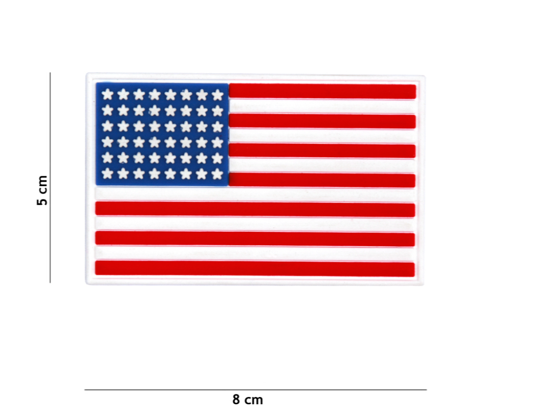 Velcro 3D PVC USA 48 étoiles surplus militaire stenay commercy surplus belgique surplus luxembourg