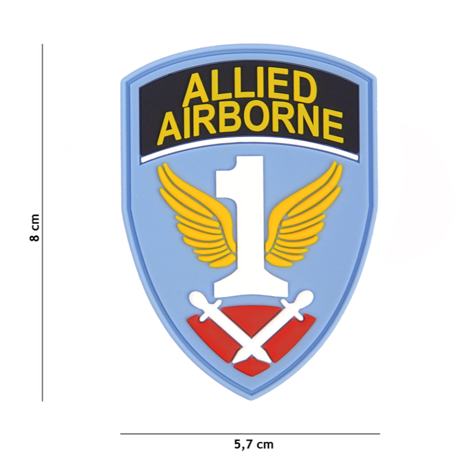 Velcro 3D PVC First allied Airborne army surplus militaire stenay commercy surplus belgique surplus luxembourg