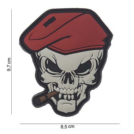 Patch 3D PVC skull sigar surplus militaire lorraine grand est meuse stenay commercy surplus belgique surplus luxembourg Metz Nancy Verdun survivalisme bushcraft 