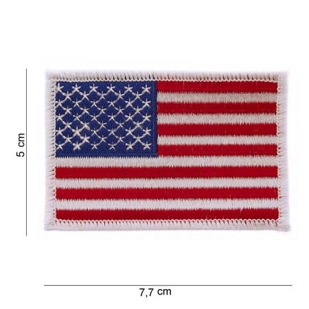 Patch tissu USA bordures blanchessurplus militaire lorraine grand est meuse stenay commercy surplus belgique surplus luxembourg Metz Nancy Verdun survivalisme bushcraft 
