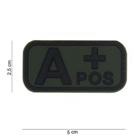 Patch 3D PVC type A+ positif vert surplus militaire lorraine grand est meuse stenay commercy surplus belgique surplus luxembourg Metz Nancy Verdun survivalisme bushcraft 