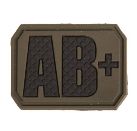 Patch 3D groupe sanguin AB+ positif VA surplus militaire lorraine grand est meuse stenay commercy surplus belgique surplus luxembourg Metz Nancy Verdun survivalisme bushcraft 