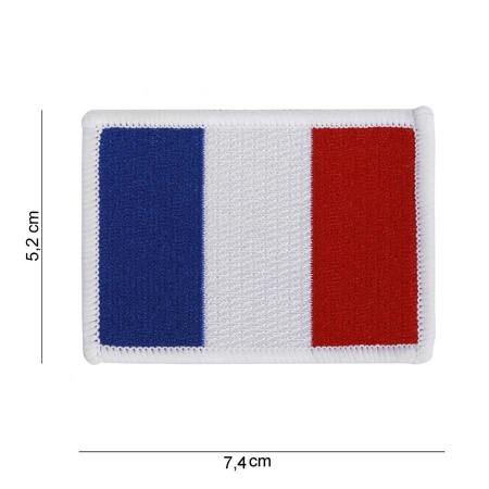 Patch flag France small surplus militaire lorraine grand est meuse stenay commercy surplus belgique surplus luxembourg Metz Nancy Verdun survivalisme bushcraft 