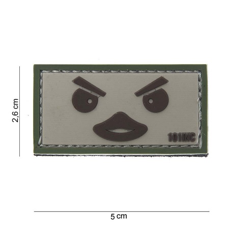 Patch 3D PVC Duckface sand-green surplus militaire lorraine grand est meuse stenay commercy surplus belgique surplus luxembourg Metz Nancy Verdun survivalisme bushcraft 