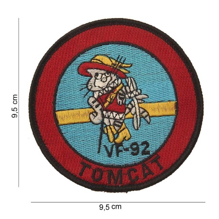 Patch US Tomcat VF-92 surplus militaire lorraine grand est meuse stenay commercy surplus belgique surplus luxembourg Metz Nancy Verdun survivalisme bushcraft 