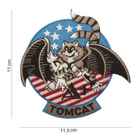 Patch Tomcat holding up hand (flag USA) surplus militaire lorraine grand est meuse stenay commercy surplus belgique surplus luxembourg Metz Nancy Verdun survivalisme bushcraft 