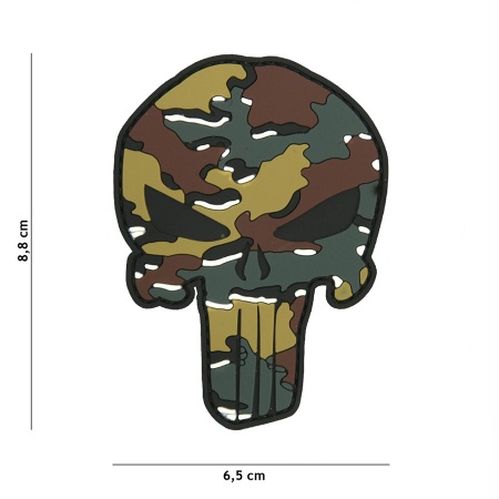 Patch 3D PVC Punisher Belgian camo surplus militaire lorraine grand est meuse stenay commercy surplus belgique surplus luxembourg Metz Nancy Verdun survivalisme bushcraft 